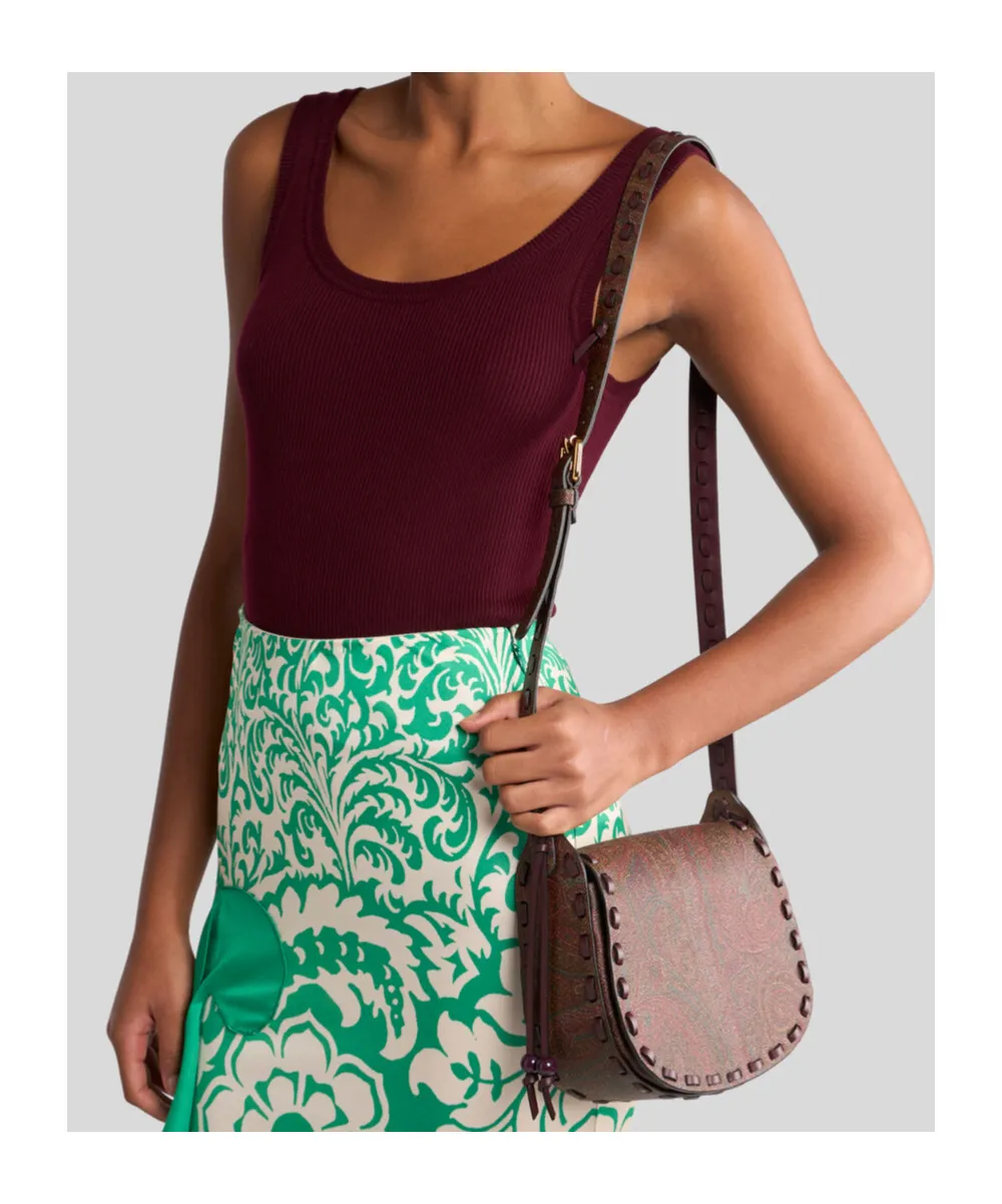 Small Drya Paisley Printed Crossbody Bag