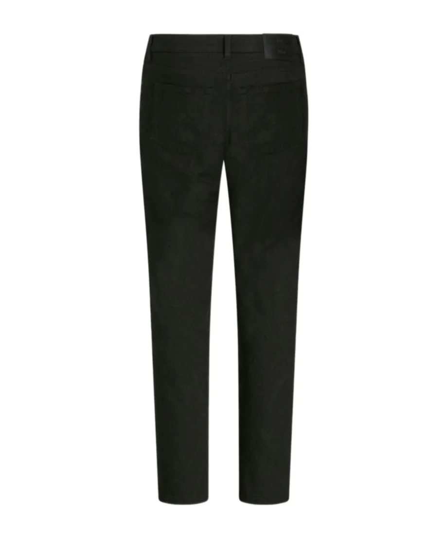 Jacquard Denim Jeans