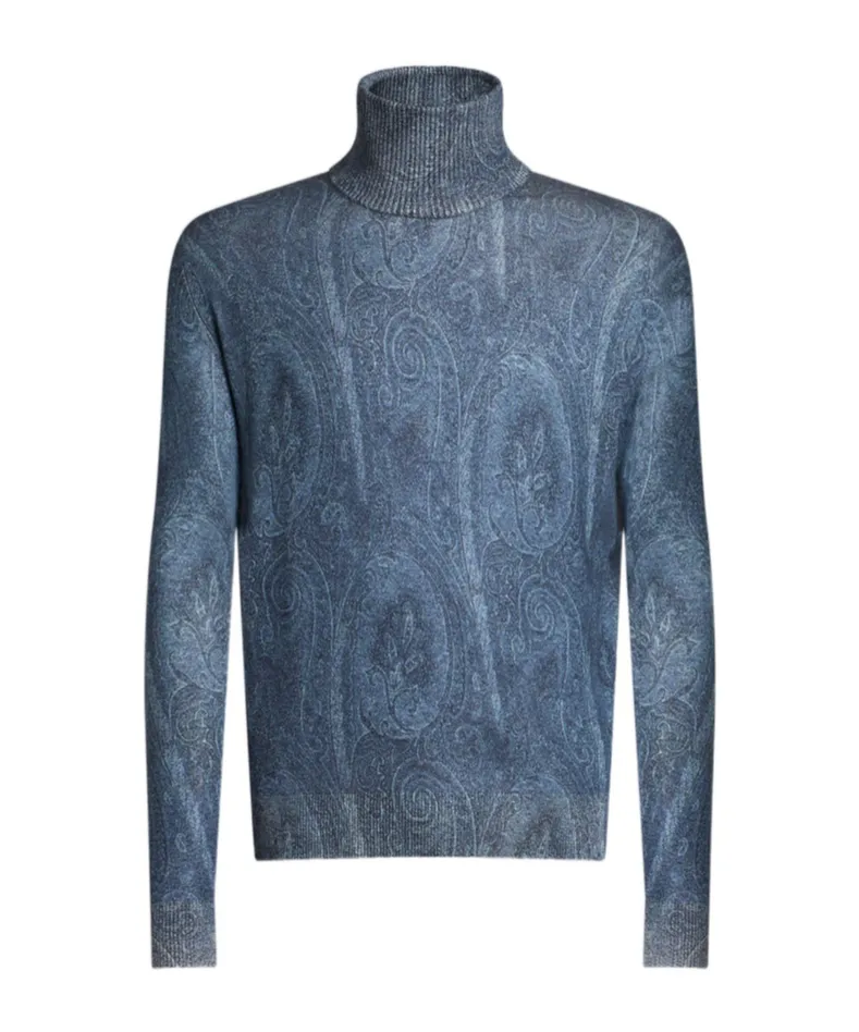 Paisley Turtleneck