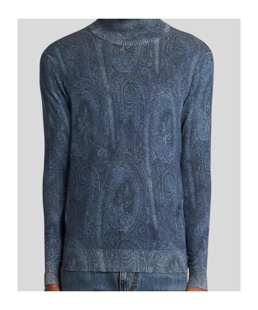 Paisley Turtleneck