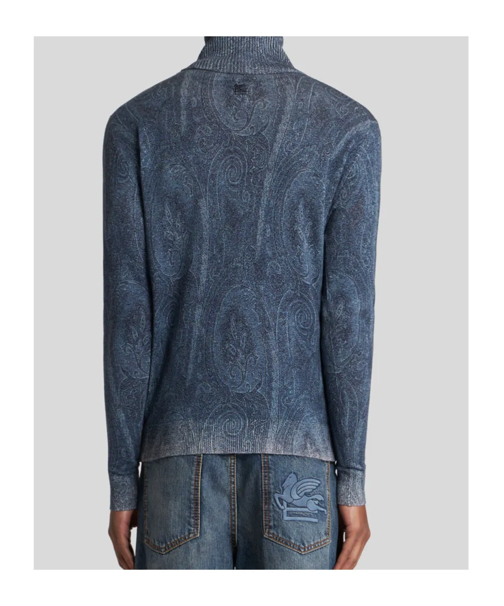 Paisley Turtleneck