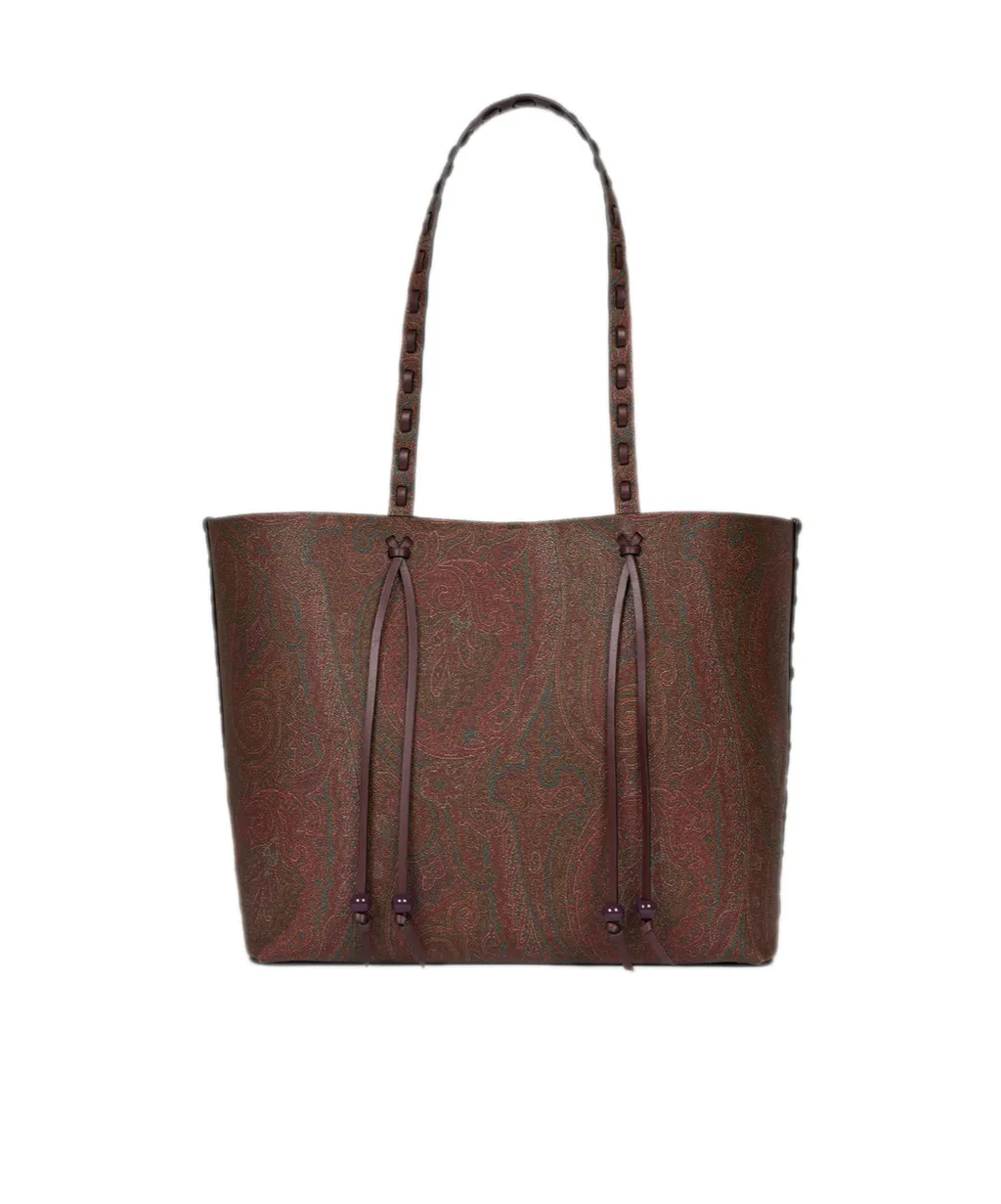 Paisley Jacquard Large Shopping Bag