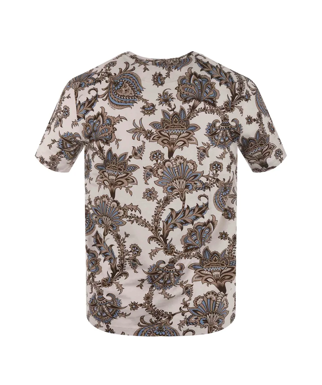 Floral Printed Crewneck T-Shirt