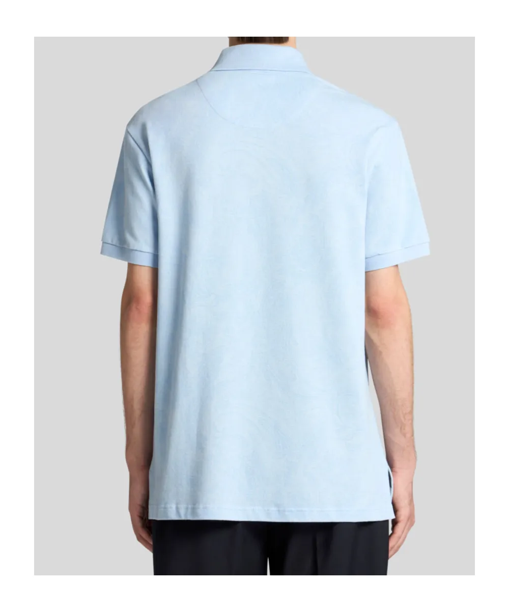 Paisley Jacquard Polo Shirt