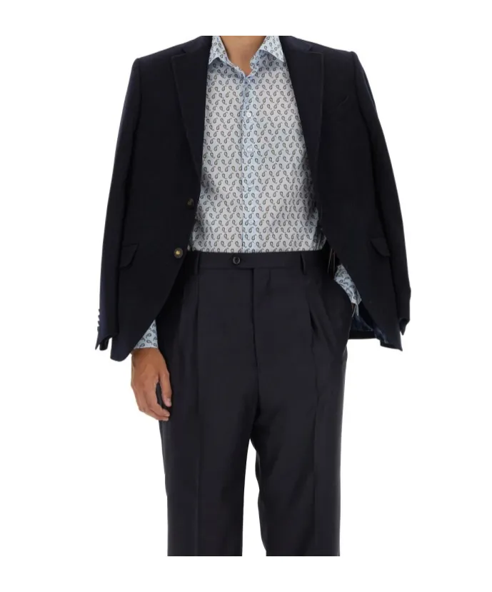 Single-Breasted Tailored Blazer