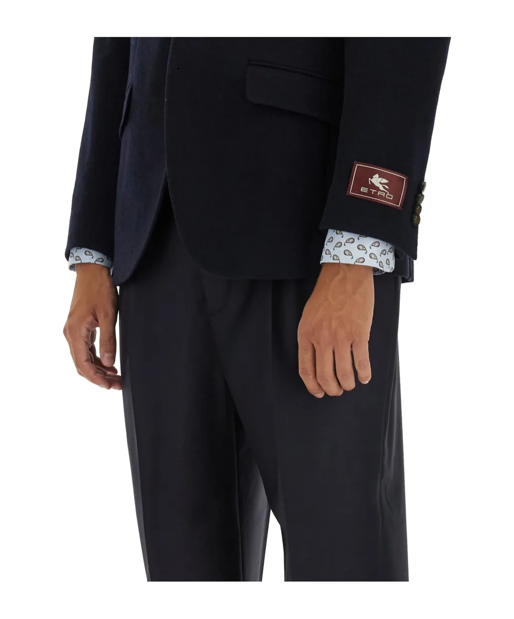 Single-Breasted Tailored Blazer