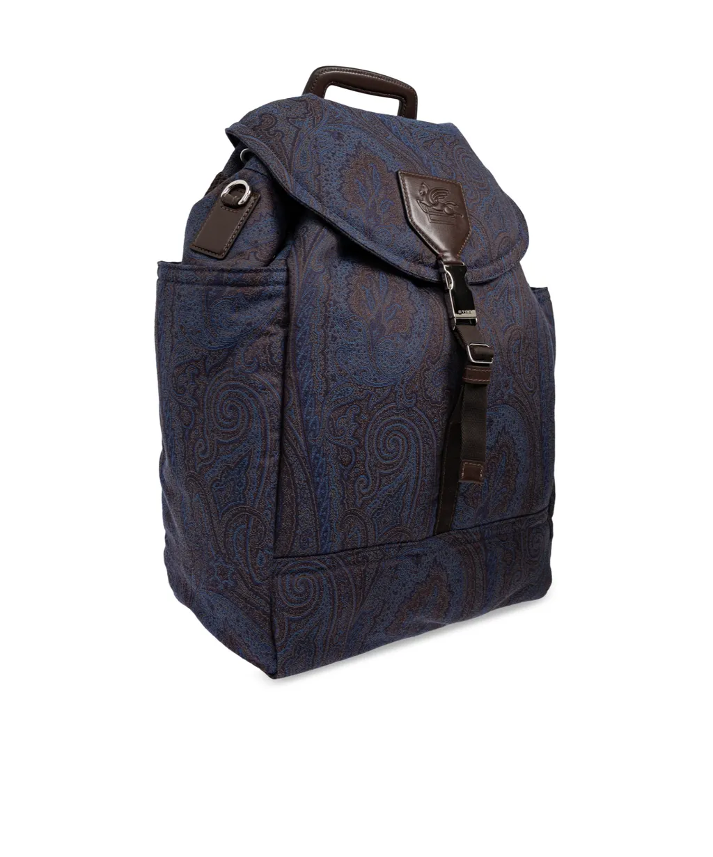 Pegaso-Motif Drawstring Backpack