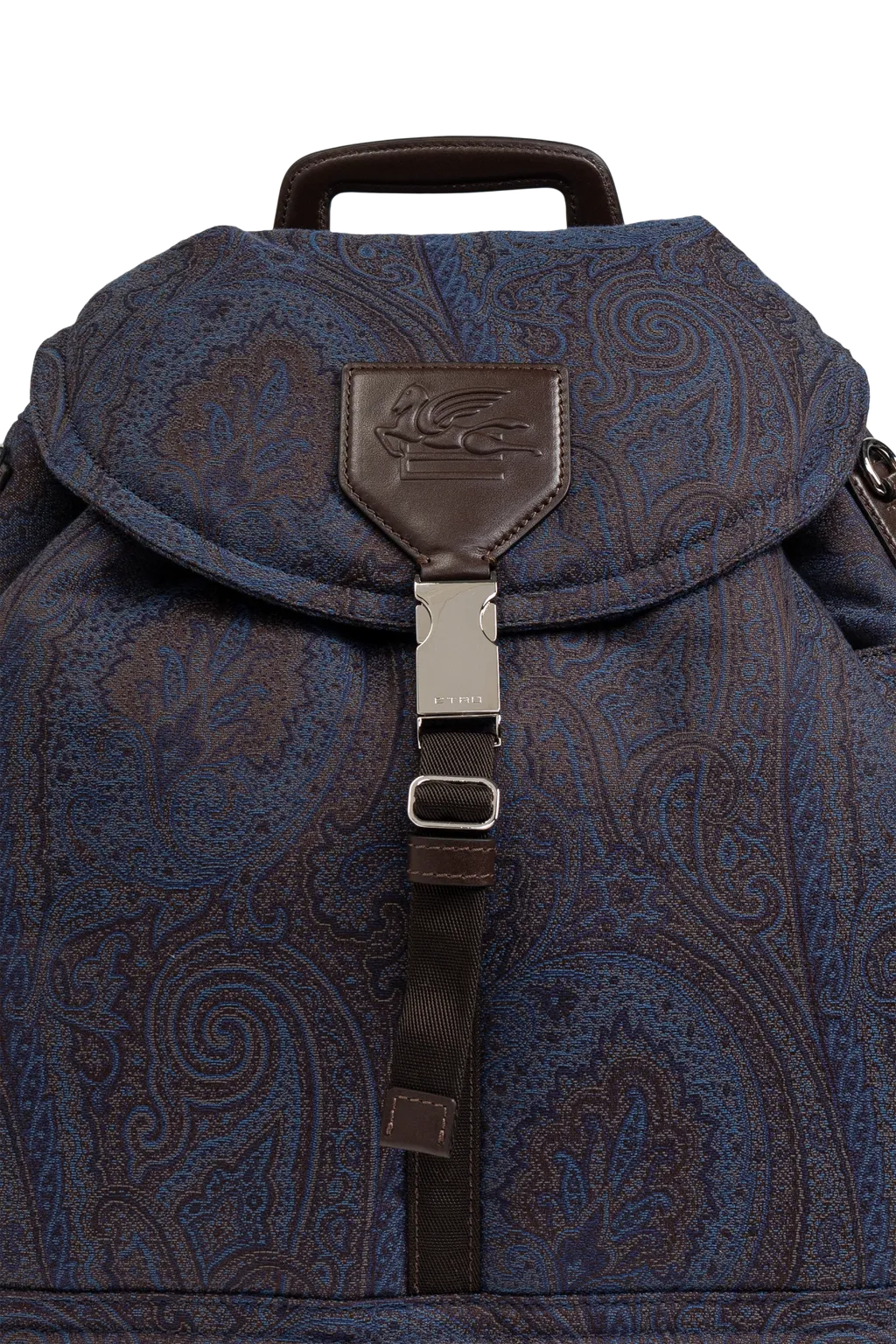 Pegaso-Motif Drawstring Backpack