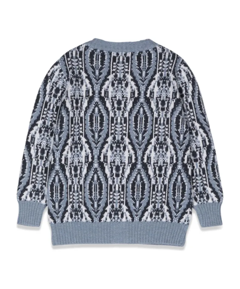 Long-Sleeved Sweater Cardigan