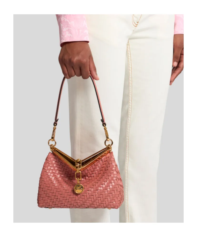 Small Vela Interwoven Shoulder Bag