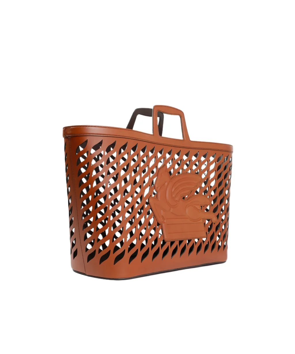 Pegaso-Motif Cut-Out Detailed Blanket Holder