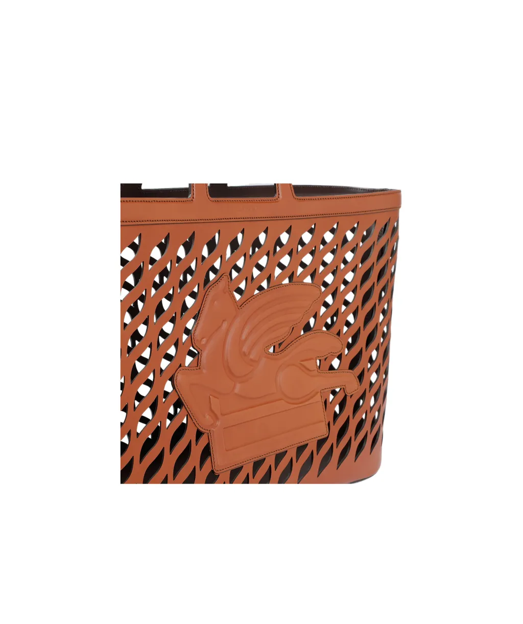 Pegaso-Motif Cut-Out Detailed Blanket Holder