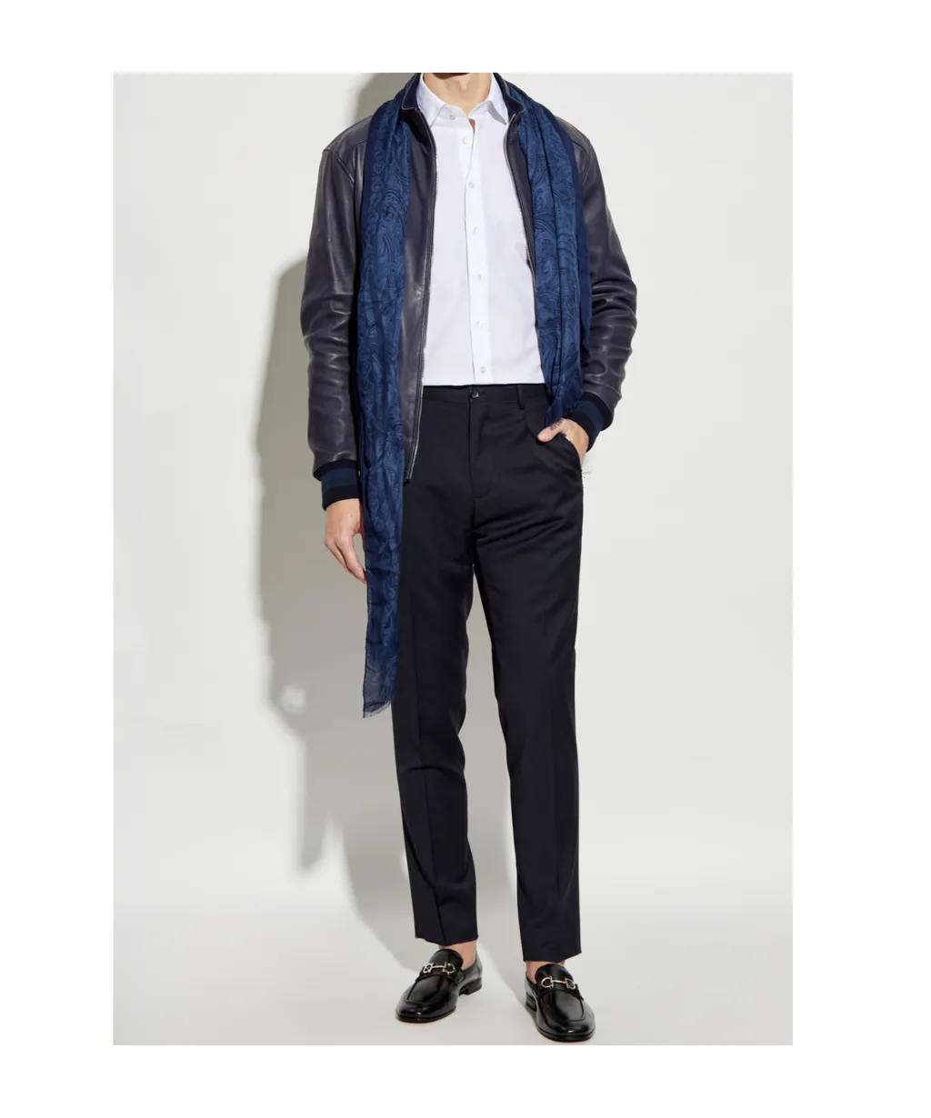Buttoned Curved Hem Shirt