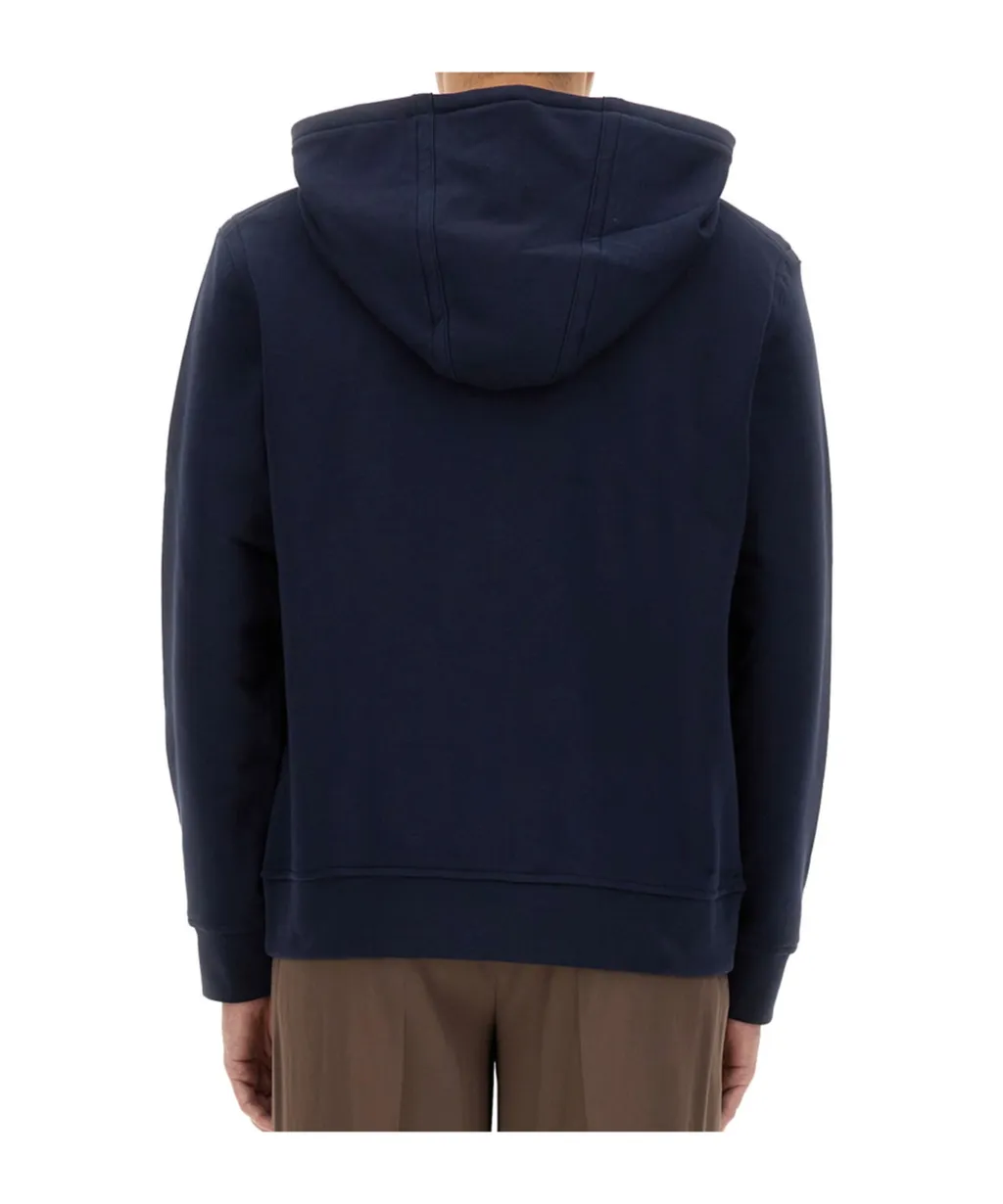 Pegaso Embroidered Zipped Hoodie