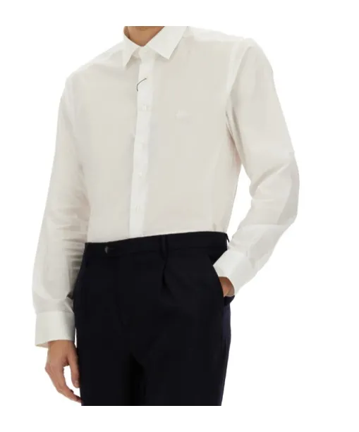 Pegaso Embroidered Buttoned Poplin Shirt