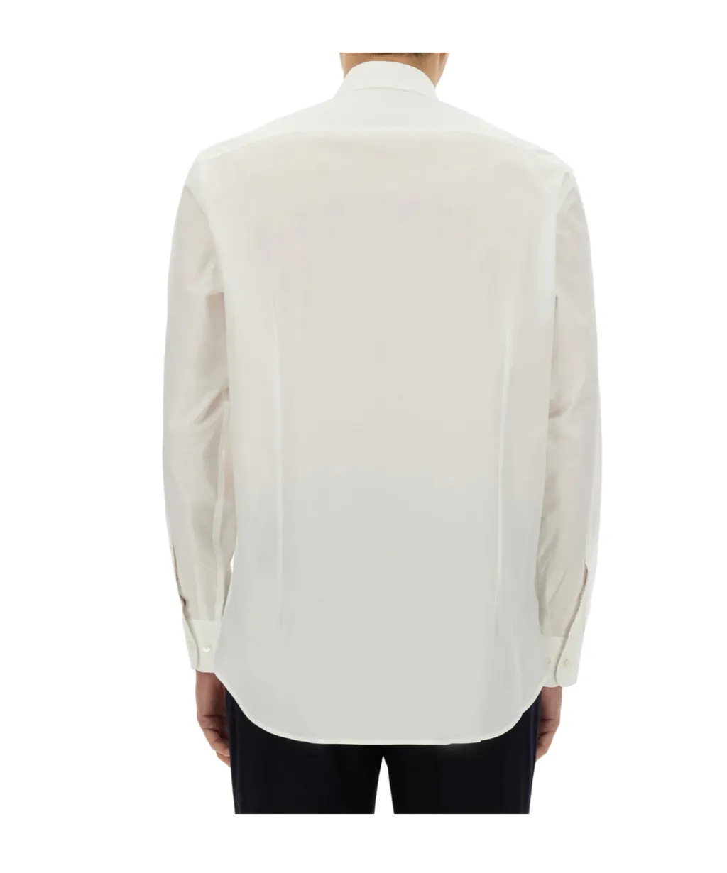 Pegaso Embroidered Buttoned Poplin Shirt