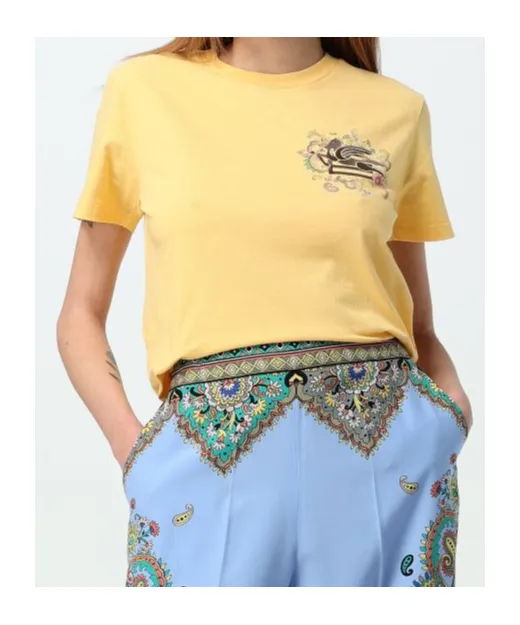 Pegaso Embroidered Crewneck T-Shirt