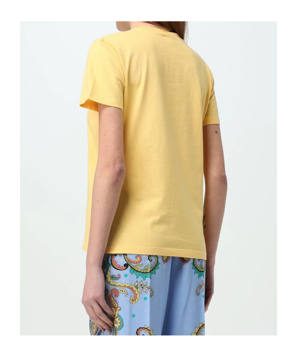 Pegaso Embroidered Crewneck T-Shirt