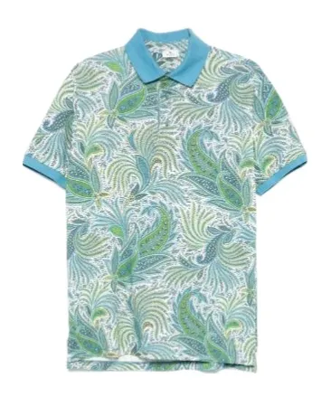 Paisley Pattern Polo Shirt