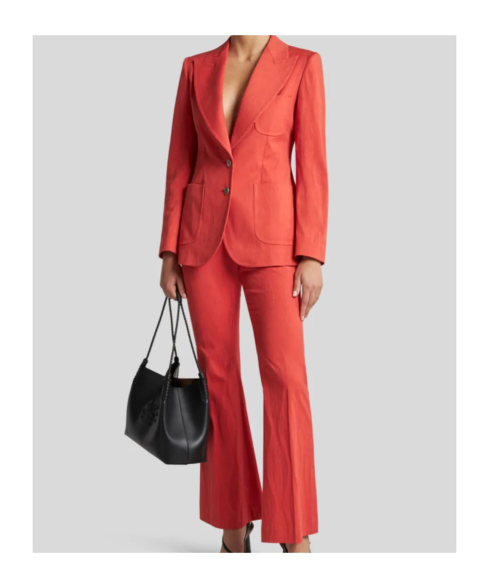 Single-Breasted Tailored Blazer