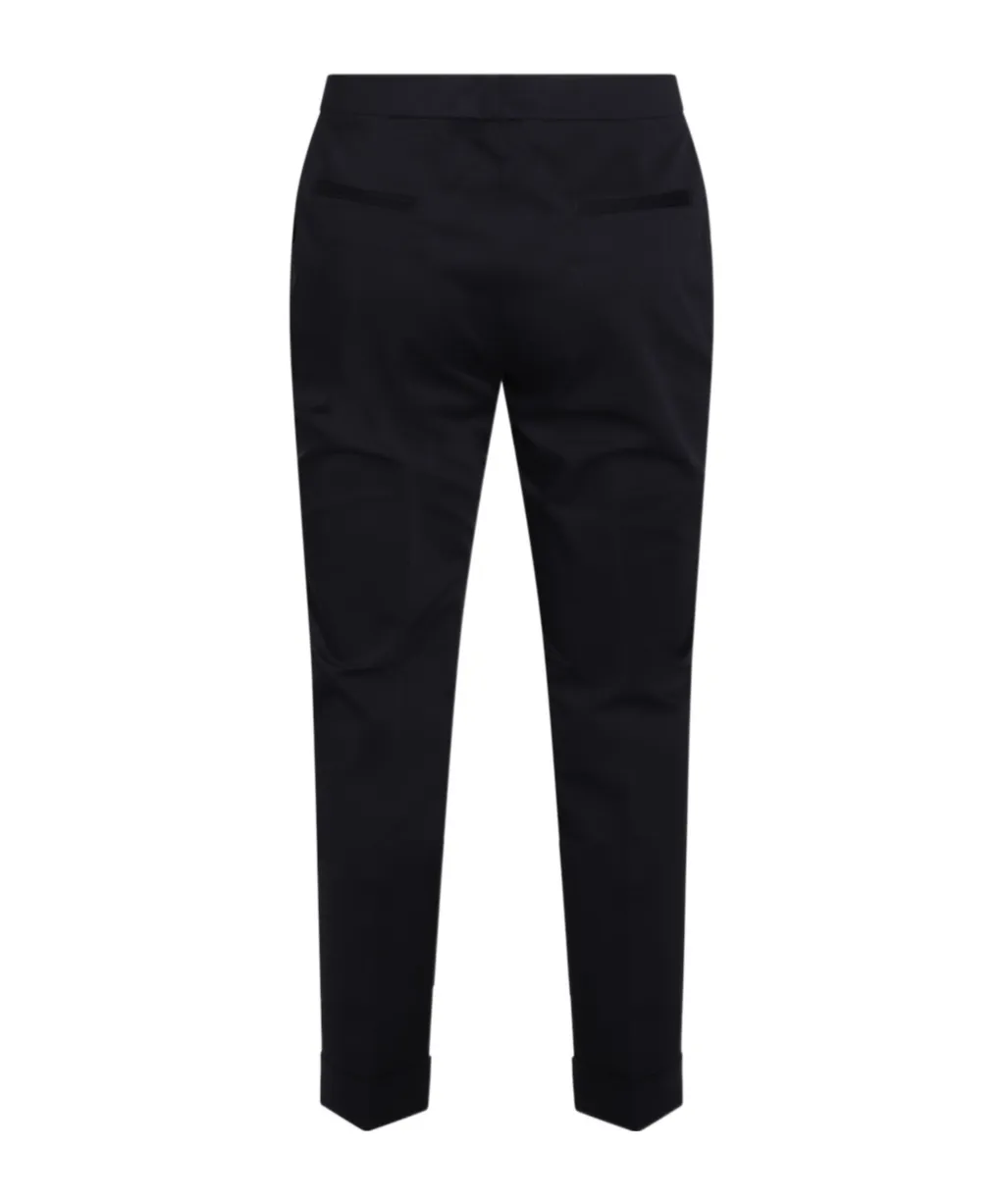 Cropped Mid-Rise Trousers