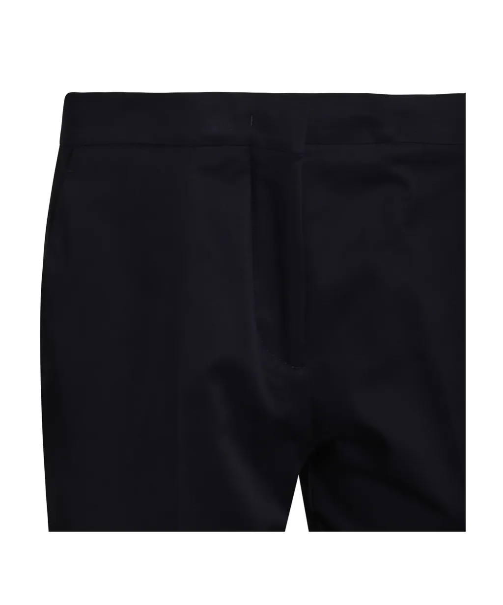 Cropped Mid-Rise Trousers