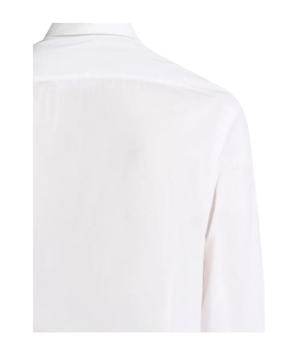 Plain-Coloured Button-Down Shirt