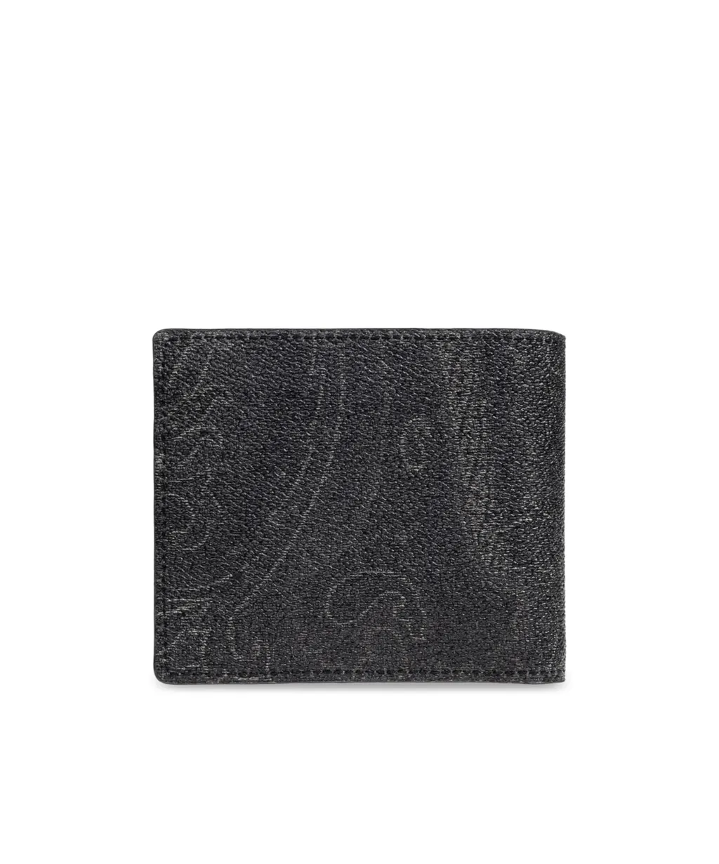 Paisley Printed Bi-Fold Wallet
