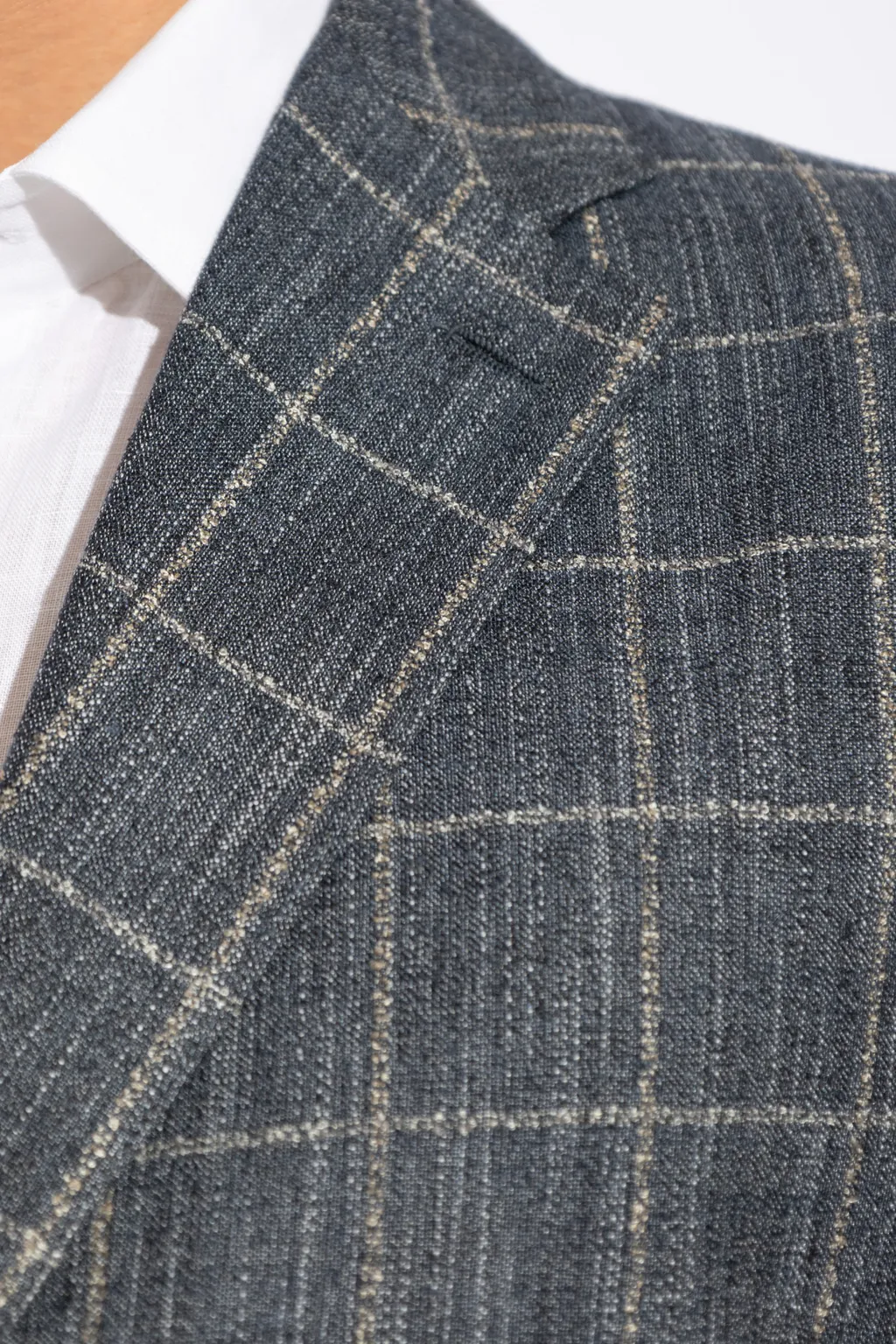 Single Breasted Checked Blazer