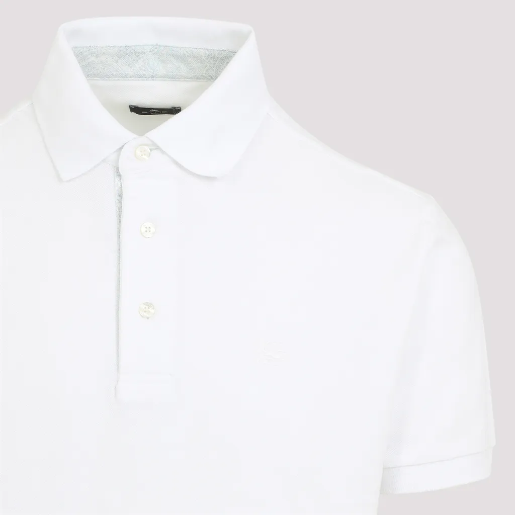 Polo Shirt With Printed Details