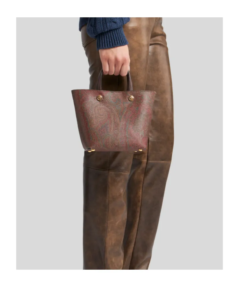 Aisley Jacquard Mini Essential Tote Bag