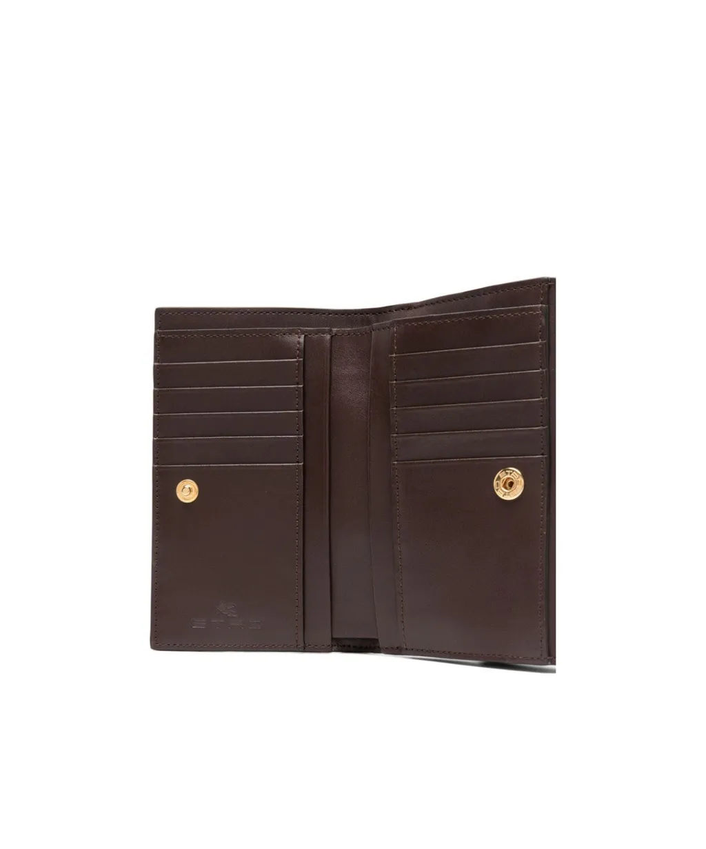 Paisley-Printed Wallet