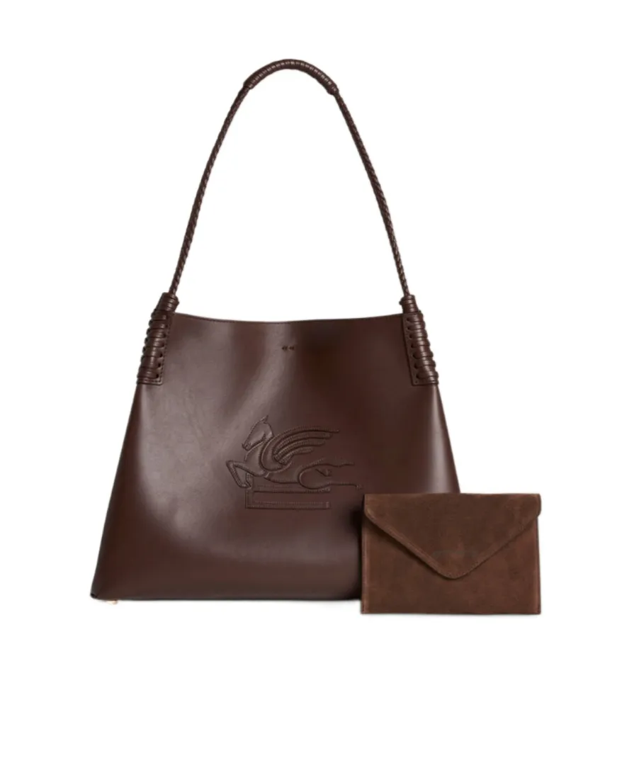 Libra Logo Detailed Medium Tote Bag