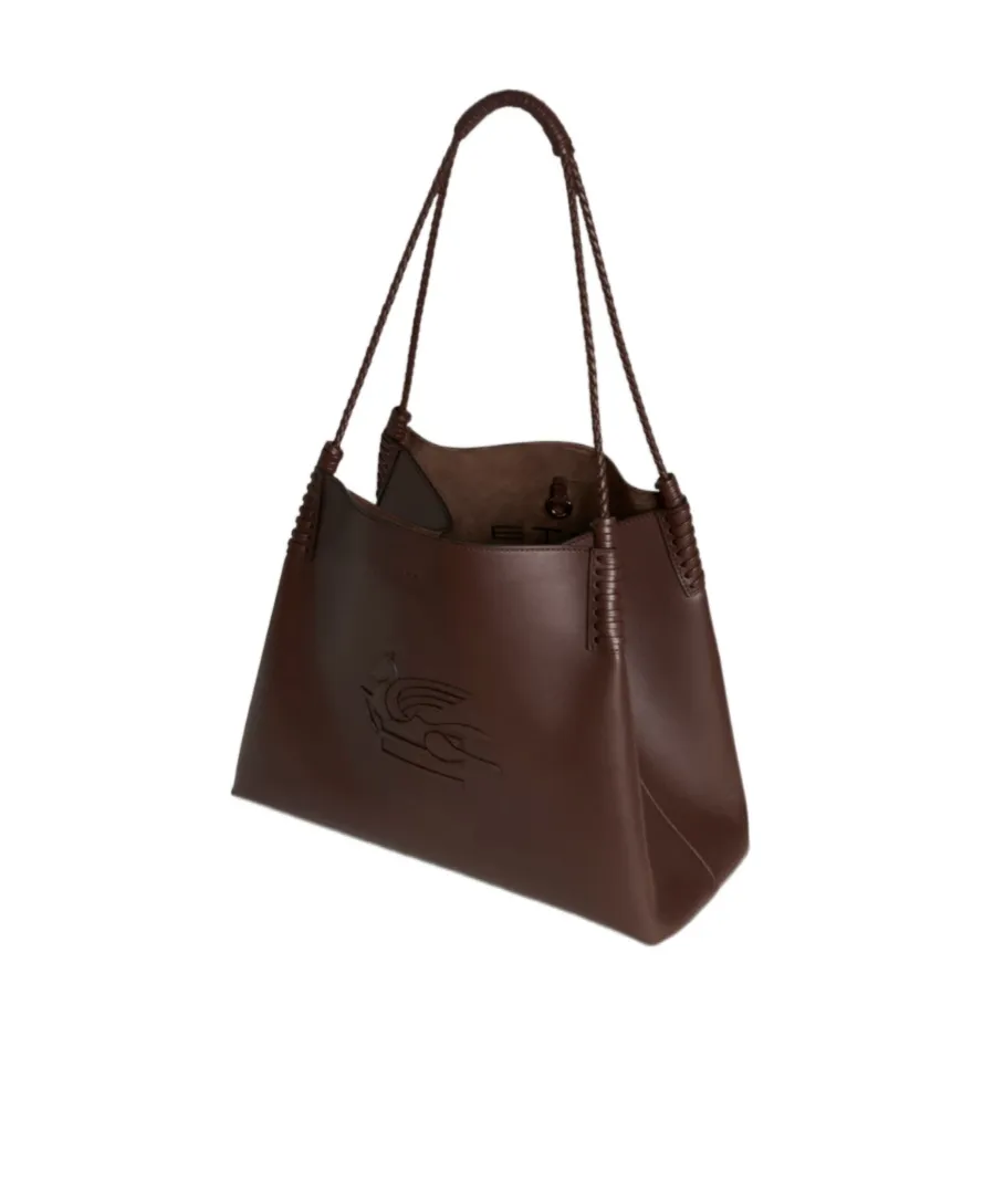 Libra Logo Detailed Medium Tote Bag