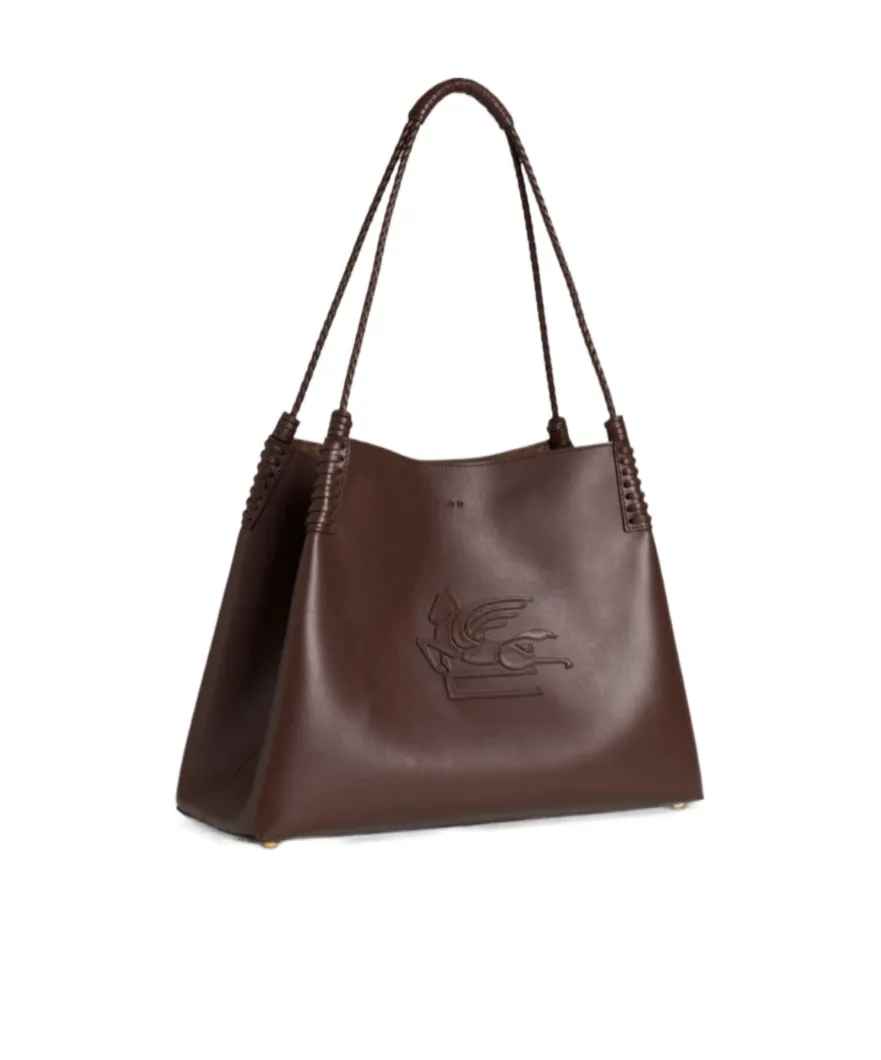 Libra Logo Detailed Medium Tote Bag