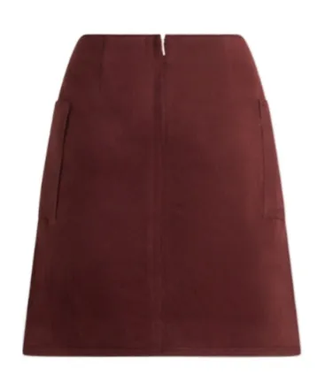 Metallic Printed Mini Skirt