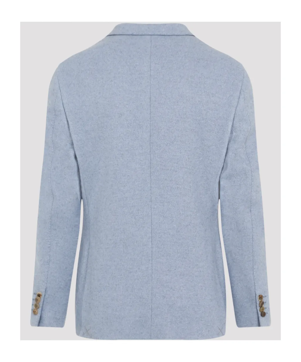 Logo Patch Single-Breasted Blazer