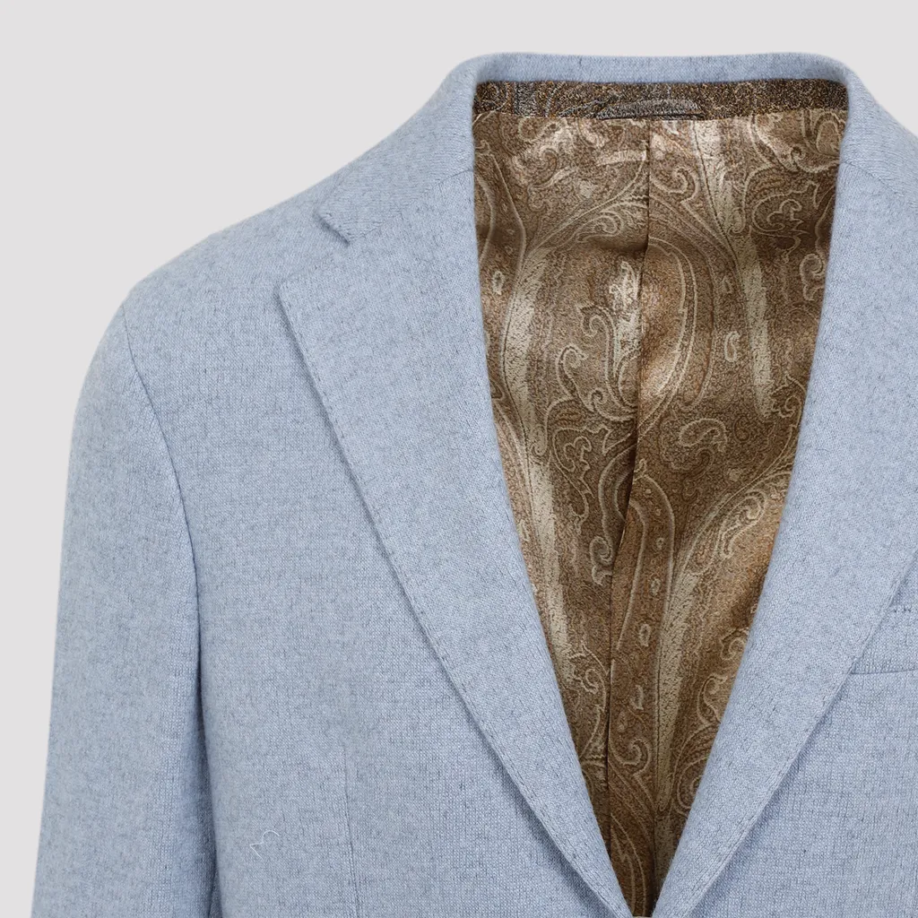 Logo Patch Single-Breasted Blazer