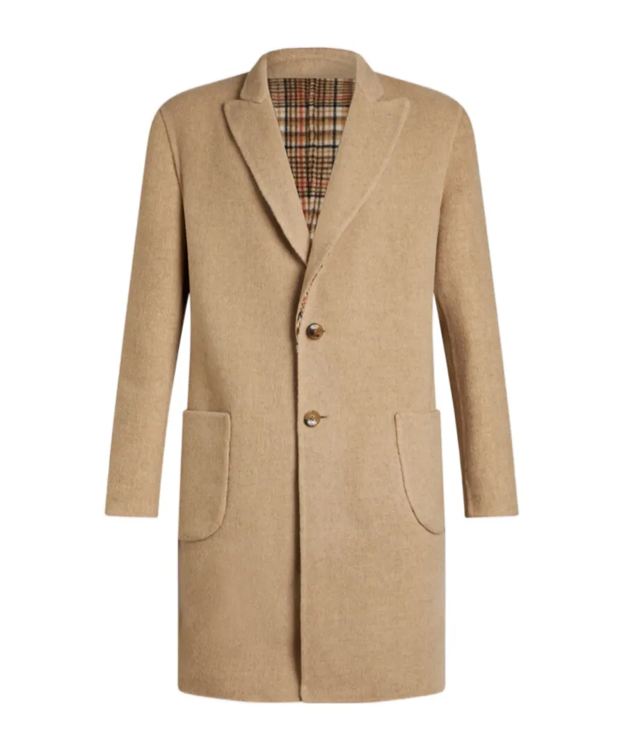 Single-Breasted Reversible Coat