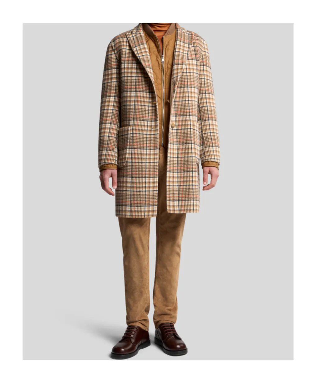 Single-Breasted Reversible Coat