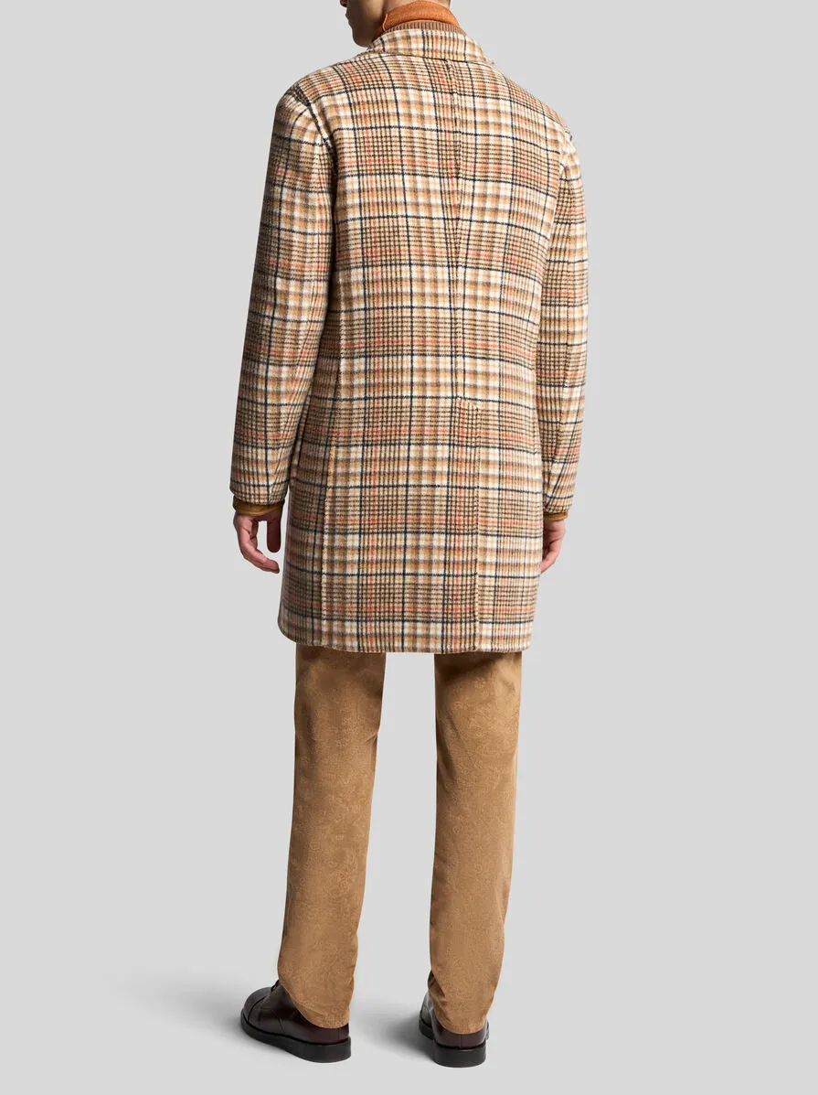 Single-Breasted Reversible Coat