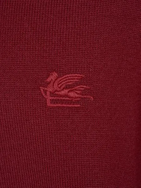Pegaso Embroidered Turtleneck Jumper