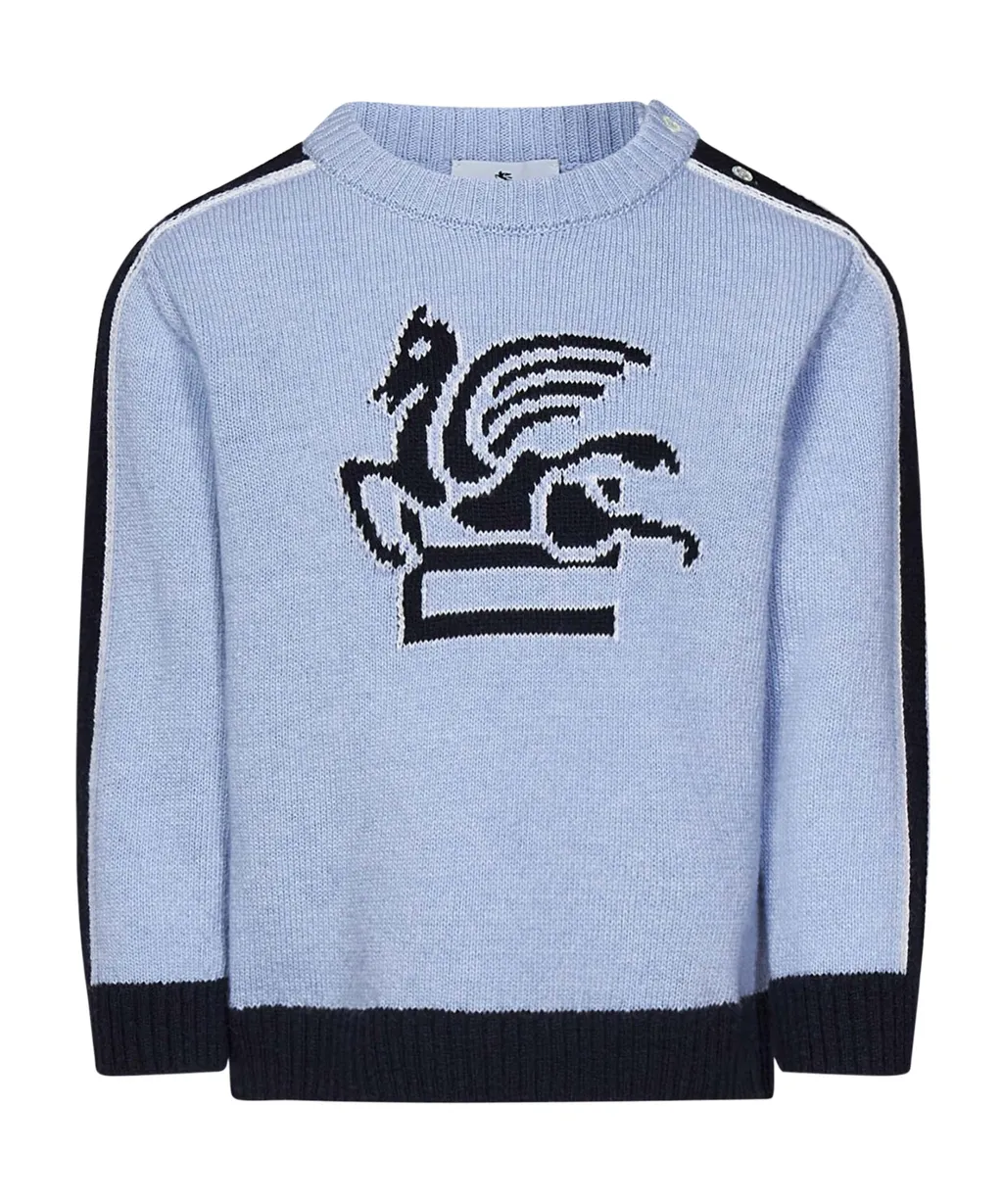 Logo Pattern Sweater