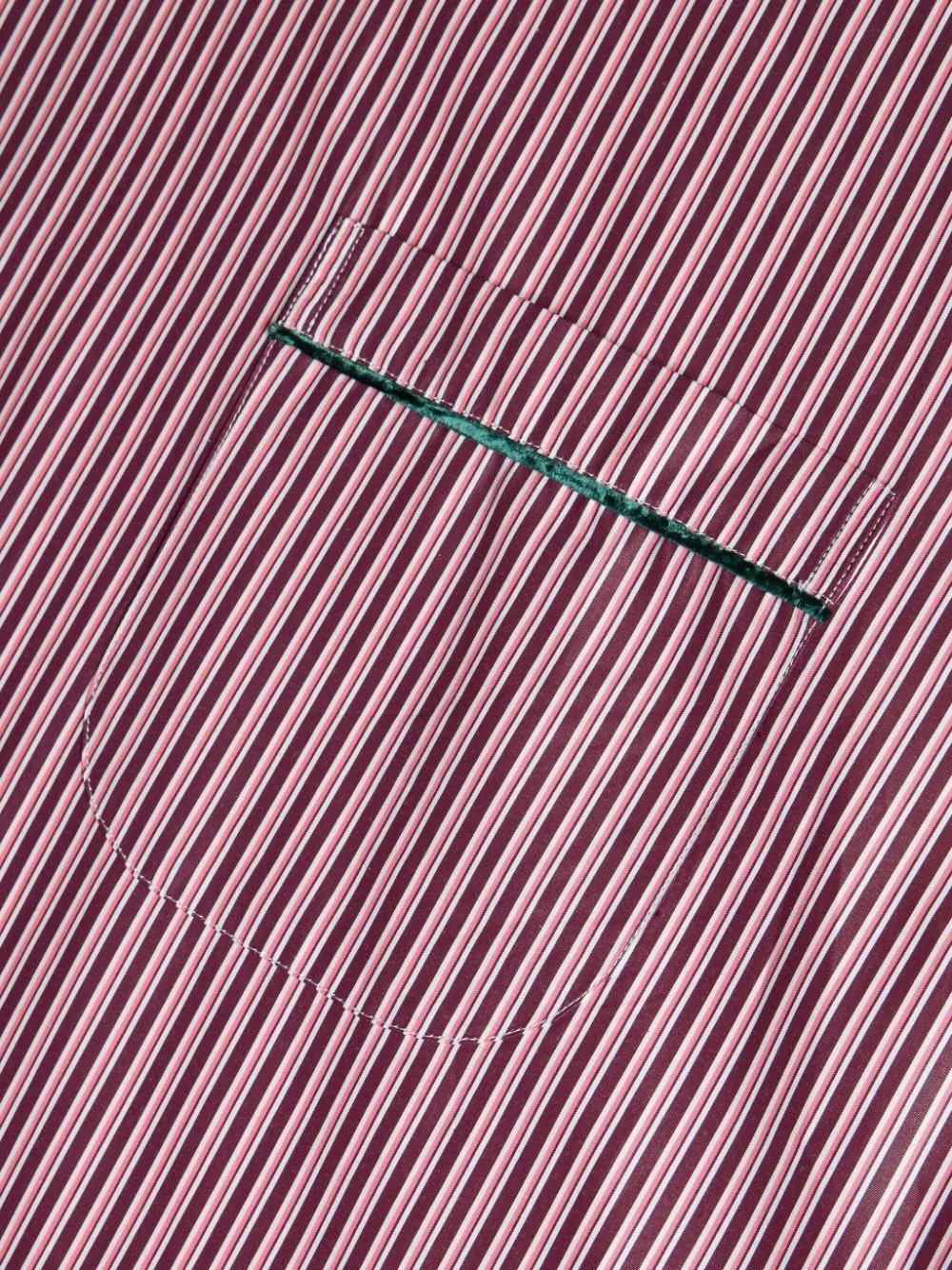 Striped Straight Hem Shirt