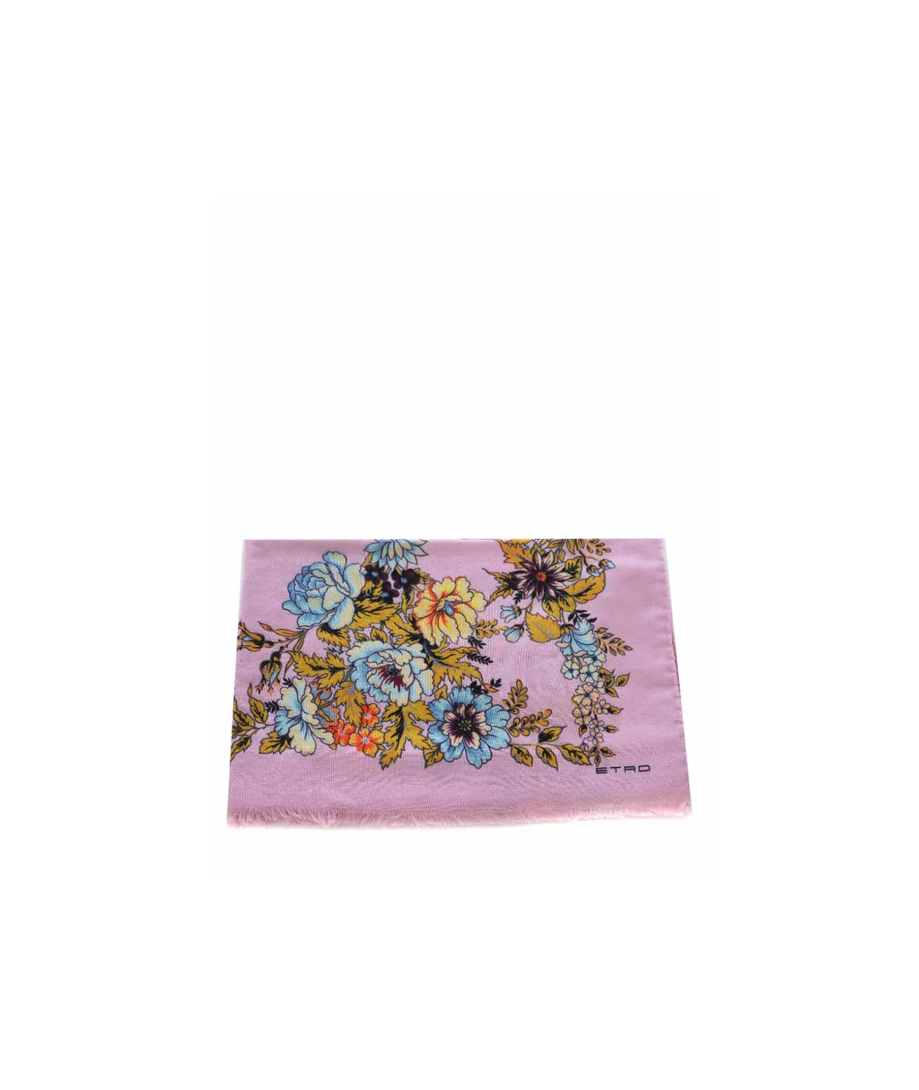 Printed Fringed Scarf