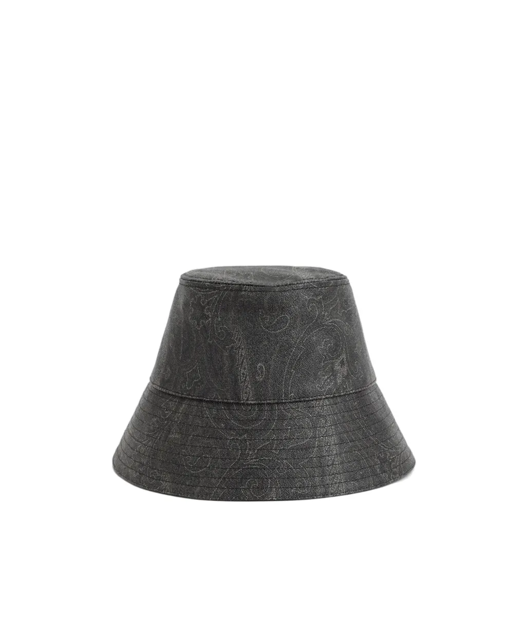 Allover Paisley-Printed Bucket Hat