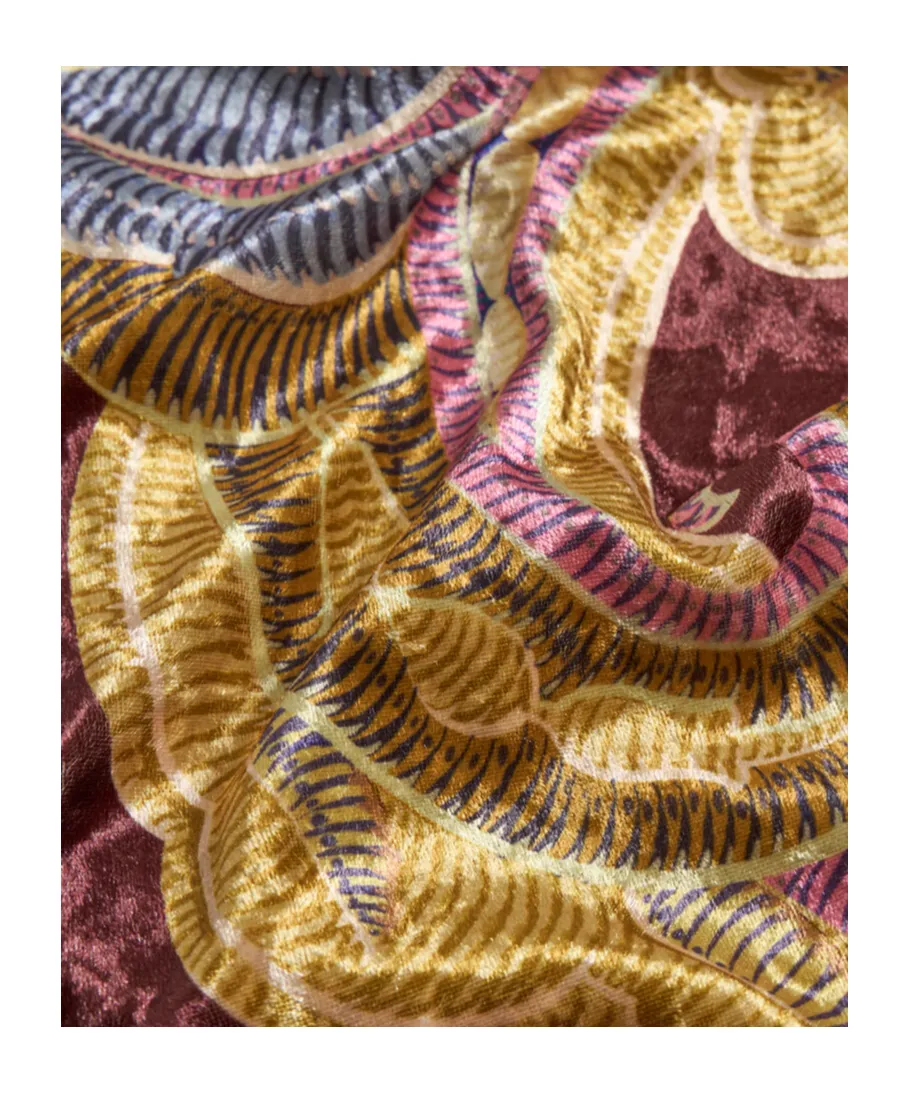 Paisley Printed Flared Trousers