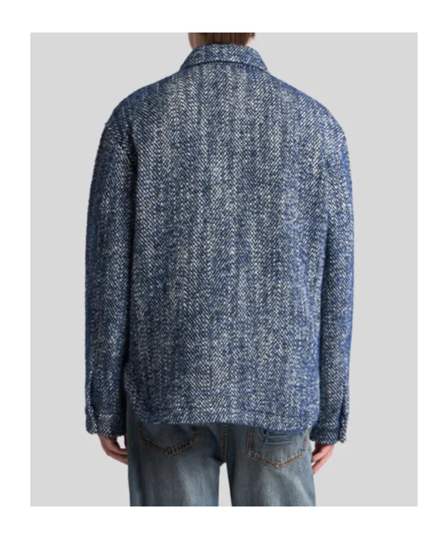 Herringbone Shirt Jacket