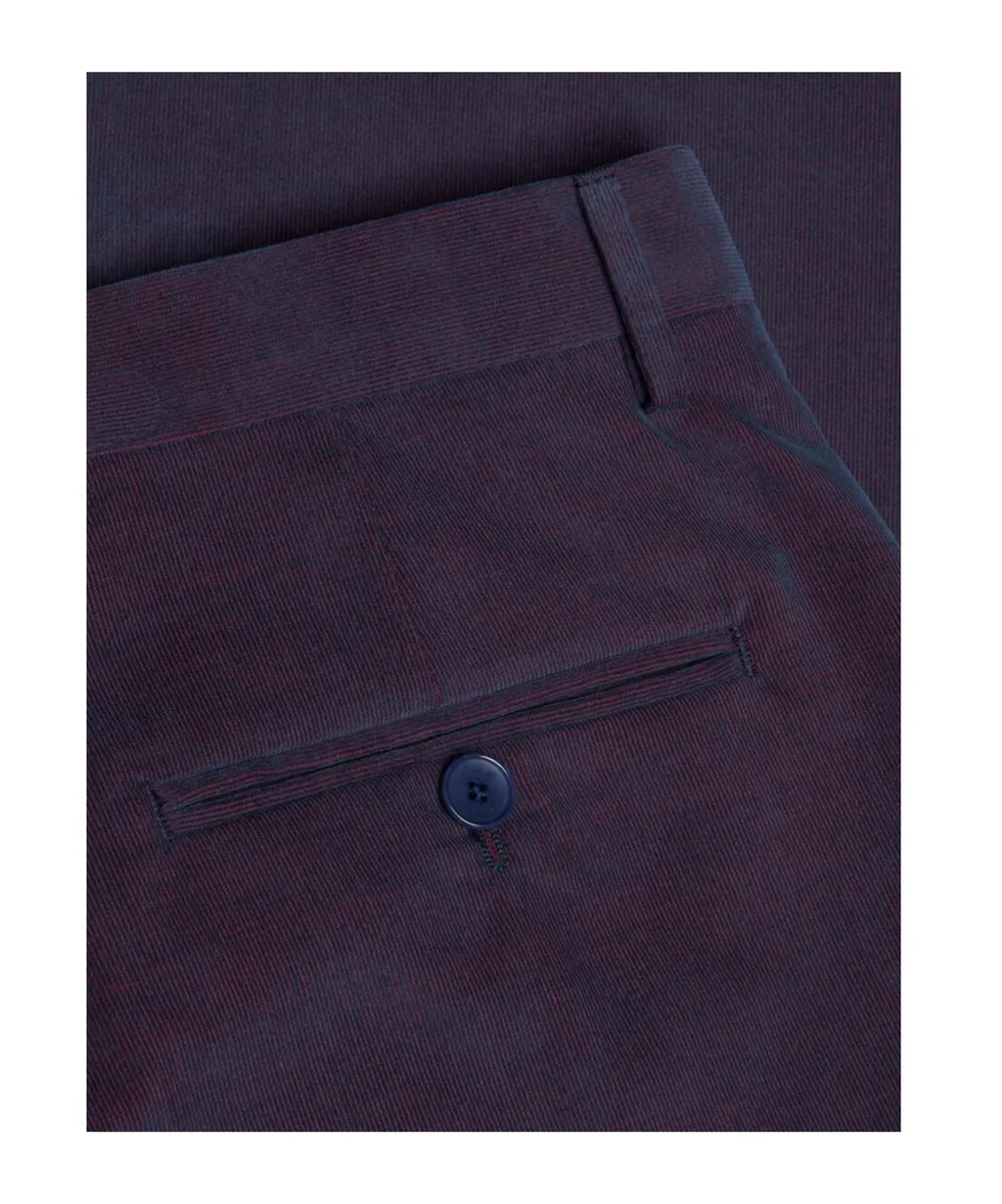 Pleat Detailed Velvet Trousers