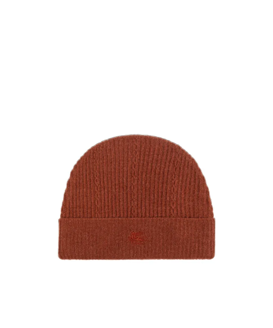Logo Embroidered Knitted Beanie
